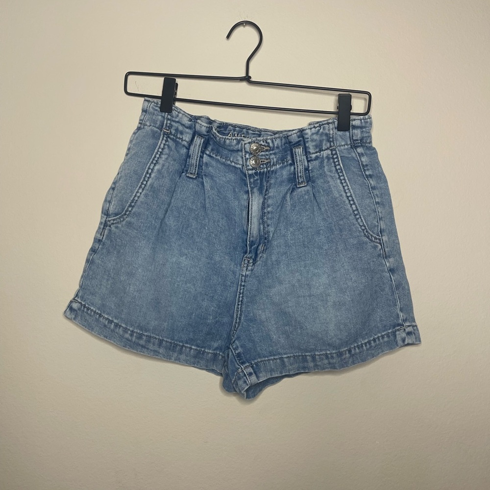 🍂 American Eagle Mom Shorts Paperbag High Rise Style Size 4